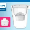 Philips Vattenfilter-Kanna - karaff - serveringsflaska vatten - AWP2933WHT6/31