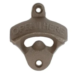 Kapsylöppnare till väggen Vintage "open here"