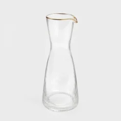 Karaffer-Karaff | LYNN | räfflad med guldkant | 1 l | 892108