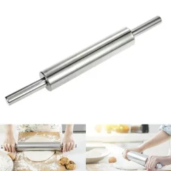 Kavlar-Kavel i rostfritt stål Non Stick Kavel för att baka deg Pizza Paj Bakning Verktyg Kökstillbehör