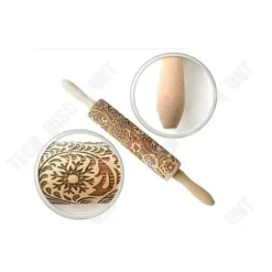 Kavlar-Kavelbräda - TD® - Snöflinga - Naturligt trä - 35x5 cm - Diskmaskinssäker