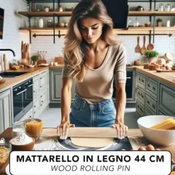 Kavlar-Kaveljärn - Ipea - BSHDMATLEG - Högkvalitativt trä - Bekväm handtag - 44 cm lång