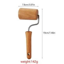 Kavlar-Kavelpinne Bak- och Pizzabagarvals i trä Bakredskap Köksredskap