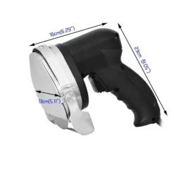 Köttskivare-Kebabskärare, Ergonomiskt Handtag, Justerbar Tjocklek,Kebabskärare