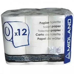 Kemiskt toalettpapper 12 rullar