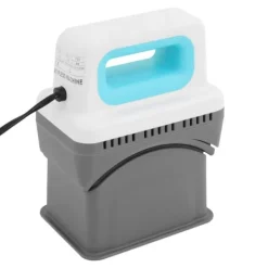 Ångpressar-Kepsvärmepress - Handhållen press - 300 W - 4 lägen 130–190 °C - EU 220 V - Säkerhetsbas & kepskudde - Non-stick - 1 m sladd - Grön/Vit/Grå