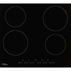 vidaXL Spishällar-Keramikhäll med 4 plattor touchkontroll 6000 W