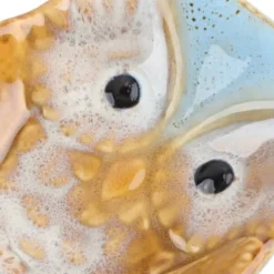 Keramisk konstnärlig ugglaskedhållare för köksheminredning