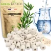Vattenfilter-Keramiska pärlor - GRÖNA KOALOR - 100 pärlor - Förbättrar smaken - Vattenrening - Antioxidant
