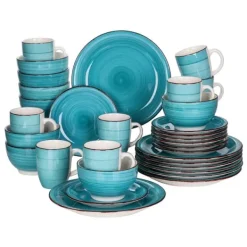 Tallrikar & Bordsserviser-Keramiskt Servis, Mikrovågssäkert, Diskmaskinssäkert 16/32/48 Delar,32 stycken