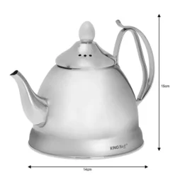 Kaffe- & Tekannor-KETTELINFUSERARE MED SIL KINGHOFF 1L KH-3761
