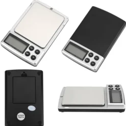 Köksvågar-1kg/0.1g LCD-skärm Elektronisk digital fickvåg för smycken och mat Vägning för köksverktyg Nytt