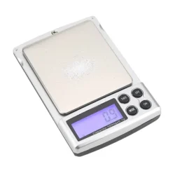 Köksvågar-1kg/0.1g LCD-skärm Elektronisk digital fickvåg för smycken och mat Vägning för köksverktyg Nytt