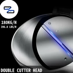 Ismaskiner-180kg/h elektrisk rakad ismaskin med 34L islagringskapacitet, snökon maskin med effektiva dubbla blad, lätt att använda