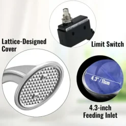 Ismaskiner-180kg/h elektrisk rakad ismaskin med 34L islagringskapacitet, snökon maskin med effektiva dubbla blad, lätt att använda