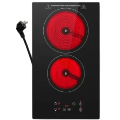 Spishällar-KICHPOWER Glaskeramikhäll, Touch-kontroll, 3000W effektuttag,EU