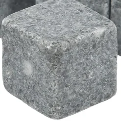 KIMISS Whisky Stones Whisky Stones 2 cm Granit Whisky Ice Pie Stone Flanellpåse Presentset för Whisky Gin Wine