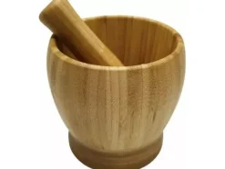 Mortlar & Mortelstötar-KingHoff BAMBUS CHAMBER 9,5 cm KINGHOFF KH-1616