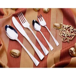 KINGHOFF Bestickset 72 delar Rostfritt Stål Satinfinish