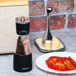 Salt- & Pepparströare-KINGHOFF Duet KH-1814 2-i-1 salt- och pepparkvarn