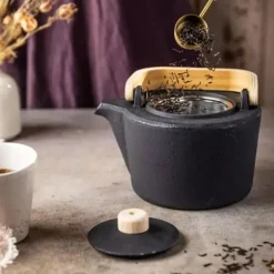 KINGHOFF Gjutjärnsbryggare KH-1845 1,3L med filter