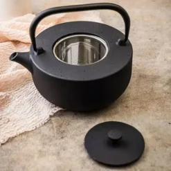 KINGHOFF Gjutjärnsteeper 1,1L med filter - Gjutjärn