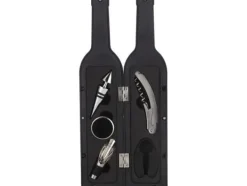 Verktygsset För Drinkar-KINGHOFF KH-1166 FÖR VIN I EN ETUI I FORM AV EN FLASKA