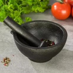 Mortlar & Mortelstötar-KINGHOFF KH-1197 KÖKSMURTEL AV GJUTJÄRN