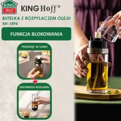 KINGHOFF KH-1894 VÄTTIKA OCH OLIVOLJA SPRAYFLASKA