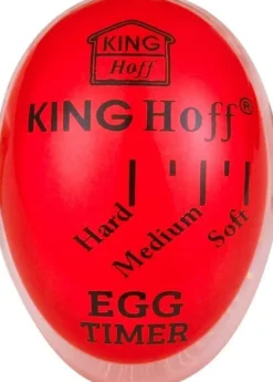 Äggklockor-KingHoff mekanisk äggklocka röd (KH-1015)