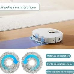 Kit med tillbehör kompatibel med Dreame L10s Pro Ultra Heat/ L10s Ultra Gen 2, Delar kompatibla med Dreame X30 Ultra/Mova E30 Ultra