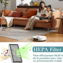 Kit med tillbehör kompatibel med Dreame L10s Pro Ultra Heat/ L10s Ultra Gen 2, Delar kompatibla med Dreame X30 Ultra/Mova E30 Ultra