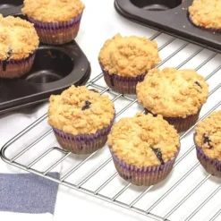 Avsvalningsgaller-Kök Grillställ Kylställ Nätgaller i rostfritt stål Trådställ för matlagning Stekning Torkning Grillning