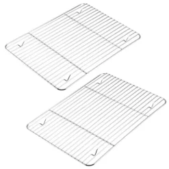 Avsvalningsgaller-Kök Grillställ Kylställ Nätgaller i rostfritt stål Trådställ för matlagning Stekning Torkning Grillning