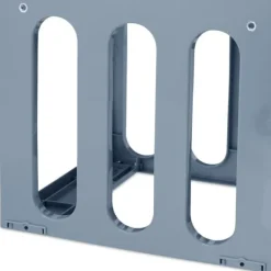 Köksavfallshink, Inbyggd 2-facks soptunna, 35,5x25x47 cm, Grå