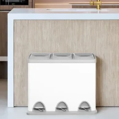 Köksavfallskärl, 47x28,3x39,5 cm, Vit