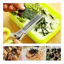 Köksaxar - EUROWEB - 5 blad - Rostfritt stål - Ergonomisk design - 14 cm