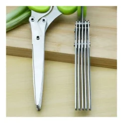 Köksaxar - EUROWEB - 5 blad - Rostfritt stål - Ergonomisk design - 14 cm