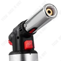 Köksbrännare - TECH DISCOUNT - Flamgun - Justerbar låga - Förstärkt säkerhet - Uppladdningsbar