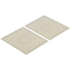 Köksdiskmatta 2 st livsmedelsklassat gummimaterial halkfri lätt att rengöra diskbänksskyddsmatta för kök