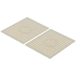 Köksdiskmatta 2 st livsmedelsklassat gummimaterial halkfri lätt att rengöra diskbänksskyddsmatta för kök