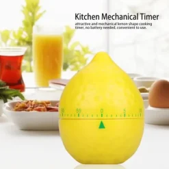 Äggklockor-Köksmekanisk Timer Manuella Citronformade Räknare för Hemlagning Timingverktyg