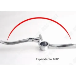 Köksredskap - TD® - Vitlökspress i rostfritt stål - 17x4 cm - Multifunktionell - Lätt att rengöra