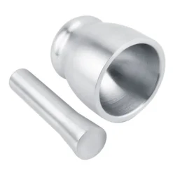 Mortlar & Mortelstötar-Köksredskap: Mortel- och mortelkvarn i rostfritt stål för bönor, vitlök och kryddor