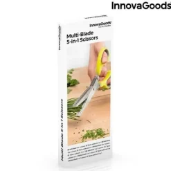 Kökssax i rostfritt stål med 5 blad - Multiblad