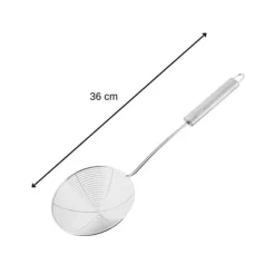 Hålslevar-Köksspindel i rostfritt stål Fackelmann Ovale Limited Edition ref. 40674