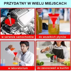 Kökstratt 12cm för att fylla flaskor och burkar. POLSK PRODUKT CERTIFIERAD.