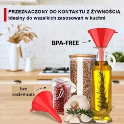 Kökstratt 12cm för att fylla flaskor och burkar. POLSK PRODUKT CERTIFIERAD.