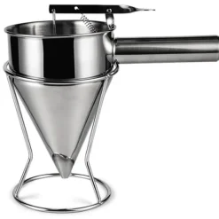 Trattar-Kökstratt i rostfritt stål med stativ - perfekt för bakning, såser och krämer