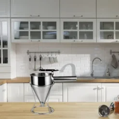 Trattar-Kökstratt i rostfritt stål med stativ - perfekt för bakning, såser och krämer